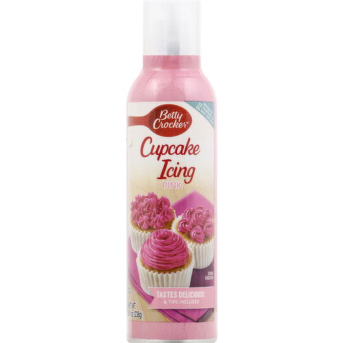 Betty Crocker Cupcake Icing, Pink - 8.4 Ounce