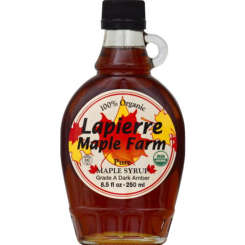 Lapierre Maple Farm Maple Syrup, Pure, Dark Amber