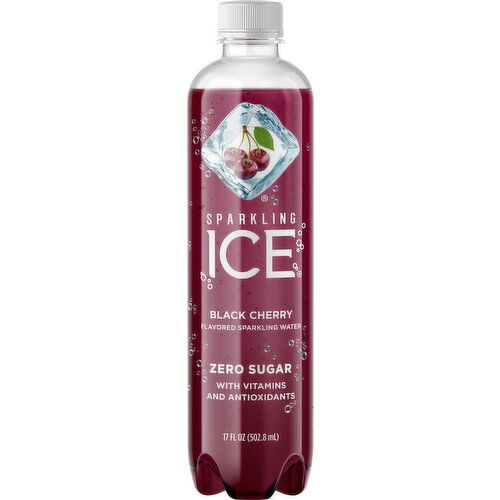 Sparkling Ice Sparkling Water, Zero Sugar, Black Cherry