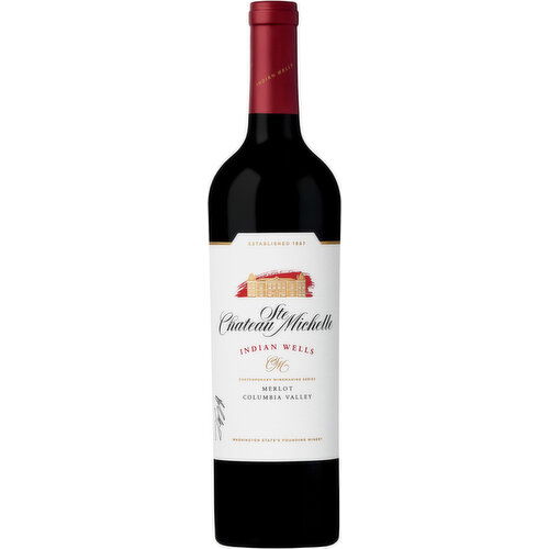 Chateau Ste. Michelle Indian Wells Merlot Washington Red Wine, 750 ml    