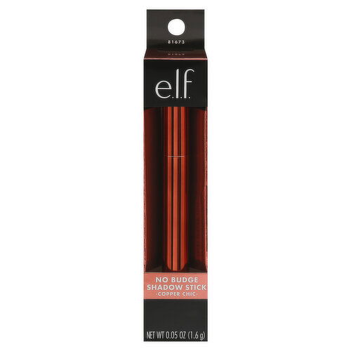 e.l.f. Shadow Stick, No Budge, Copper Chic - 0.05 Ounce