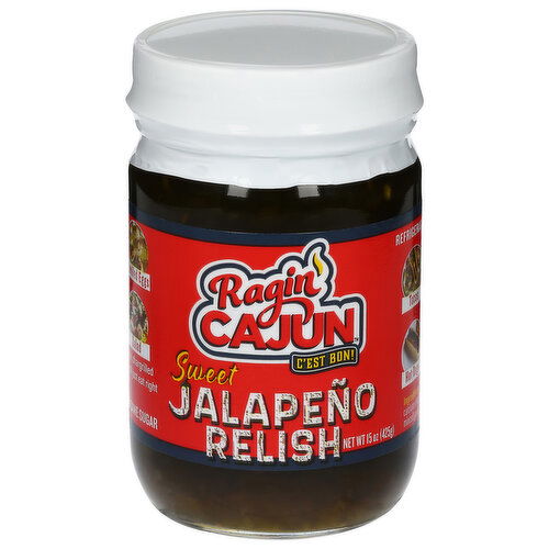 Ragin' Cajun Relish, Jalapeno, Sweet