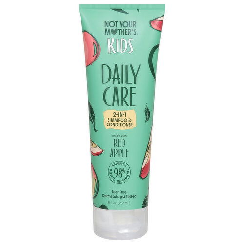 Not Your Mother's Shampoo & Conditioner, 2-in-1, Red Apple, Kids - 8 Fluid Ounce