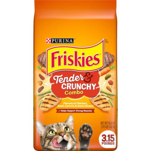 Friskies Purina Friskies Dry Cat Food Tender Crunchy Combo FRESH by Brookshire s