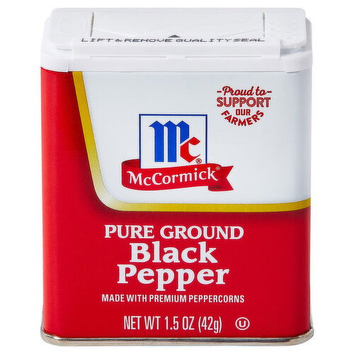 McCormick Pure Ground Black Pepper