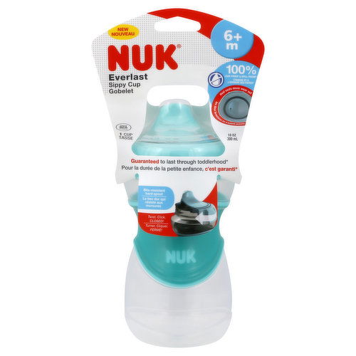 NUK Sippy Cup, Everlast, 10 Ounce