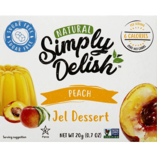 Simply Delish Jel Dessert, Peach