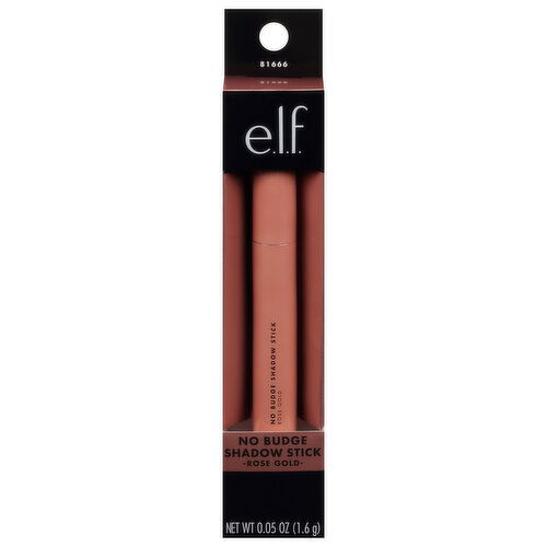 e.l.f. Shadow Stick, No Budge, Rose Gold - 0.05 Ounce