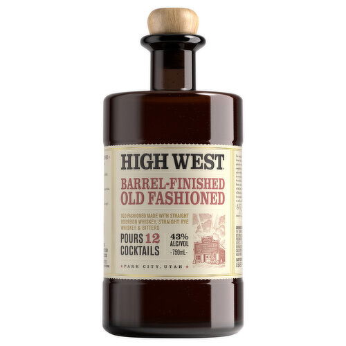 High West Whiskey, Barrel-Finished, Old Fashioned - 750 Milliliter