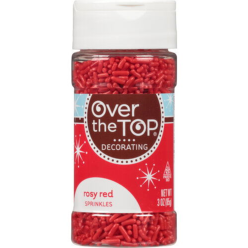 Over the Top Sprinkles, Rosy Red