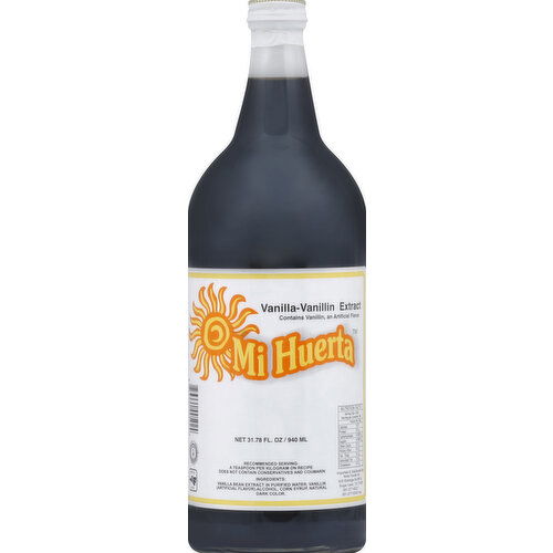 Mi Huerta Vanilla-Vanillin Extract - 31.78 Ounce
