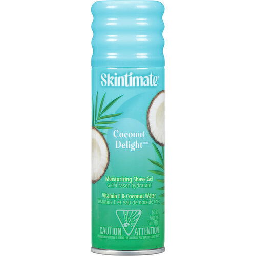 Skintimate Shave Gel, Moisturizing, Coconut Delight