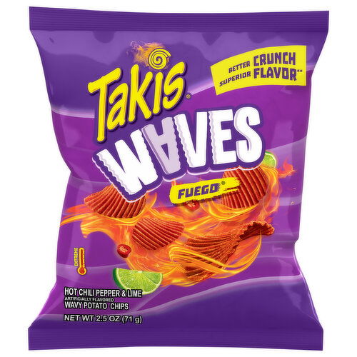 Takis Wavy Potato Chips, Fuego, Extreme