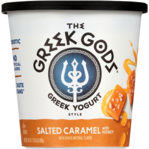 The Greek Gods Salted Caramel with Honey Greek Style Yogurt