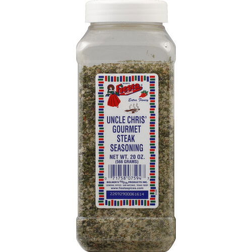 Fiesta Steak Seasoning, Uncle Chris' Gourmet