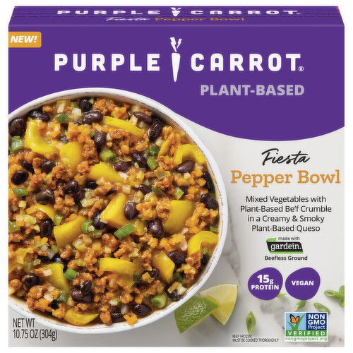 Purple Carrot Pepper Bowl, Plant-Based, Fiesta