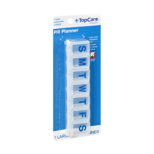 Topcare 7-Day Locking Large Pill Planner