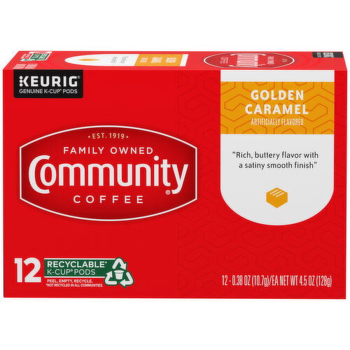 Community Coffee Golden Caramel Coffee Single-Serve Cups