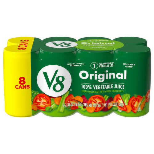 V8 100% Vegetable Juice, Original