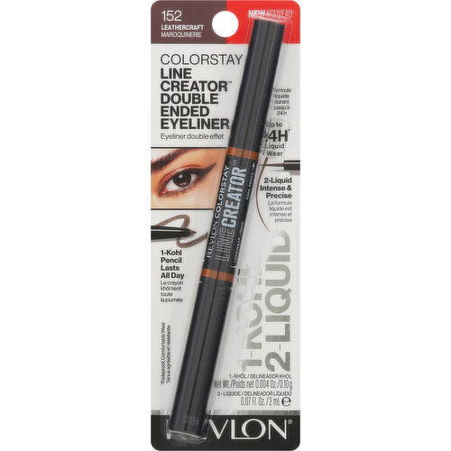 ColorStay Eyeliner, Double Ended, 152 Leathercraft