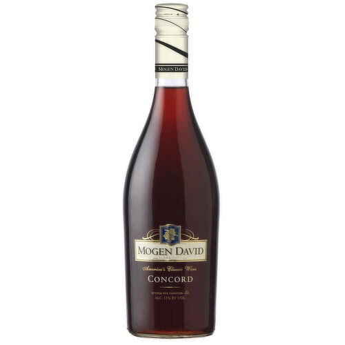 Mogen David Concord New York Red Wine, 750 ml    