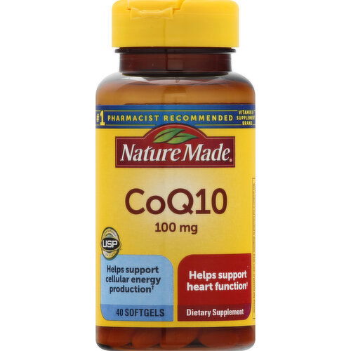 Nature Made CoQ10, 100 mg, Softgels