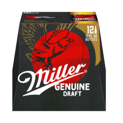 Miller Genuine Draft Miller Genuine Draft, Beer, 12 Pack