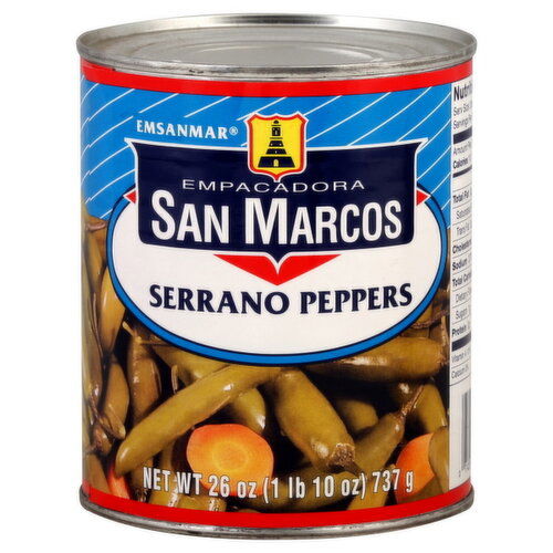 San Marcos Serrano Peppers