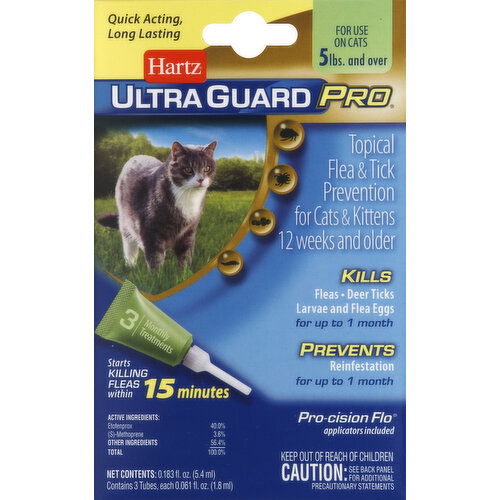 Hartz Flea & Tick Drops, for Cats