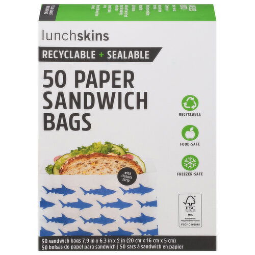 Lunchskins Paper Sandwich Bags