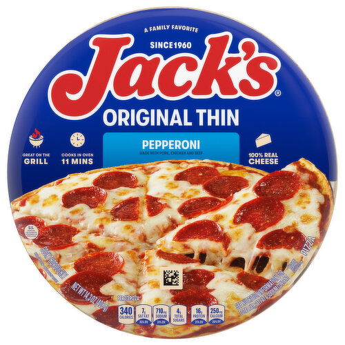 Jack's Pizza, Original Thin, Pepperoni