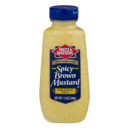 Dietz & Watson Mustard, Spicy Brown