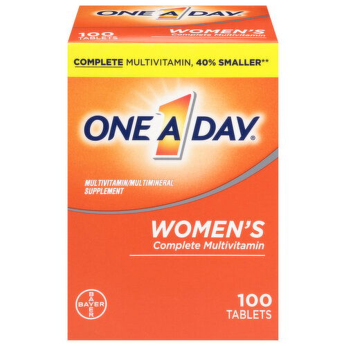 One A Day Womens Tablets Complete Multivitamin - 100 Each