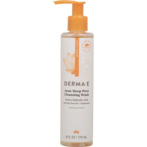 Derma E Cleansing Wash, Acne Deep Pore