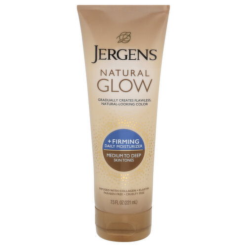 Jergens Daily Moisturizer, +Firming, Medium to Deep Skin Tones