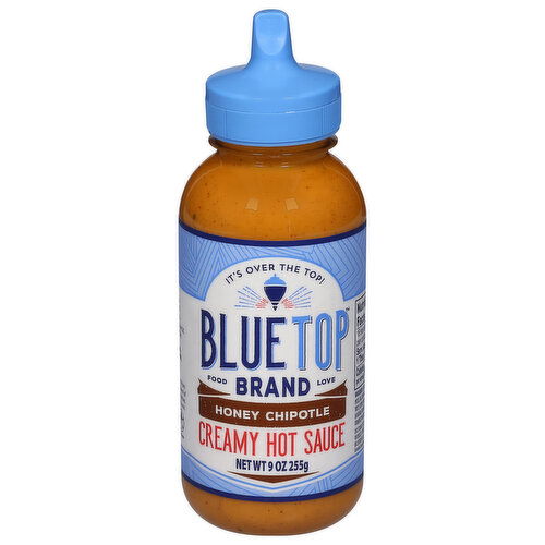 Blue Top Brand Hot Sauce, Creamy, Honey Chipotle