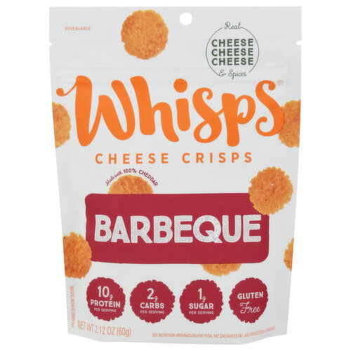 Whisps Cheese Crisps, Barbeque