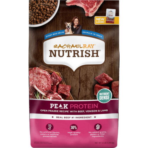 Rachael Ray Food for Dogs, Peak Protein