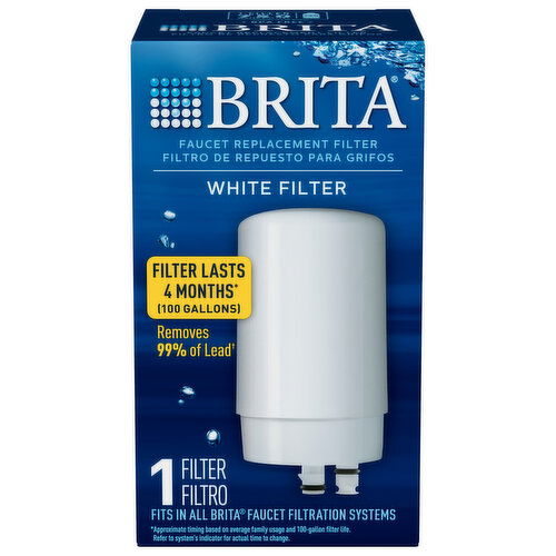 Brita Filter, Faucet Replacement, White