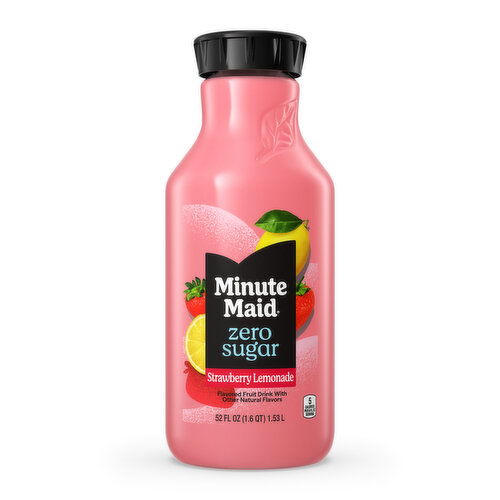 Minute Maid  Sugar Strawberry Lemonade (Nc) Bottle