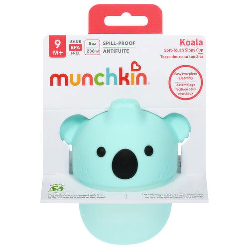 Munchkin Sippy Cup, Soft-Touch, Koala, 9M+