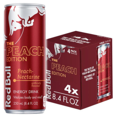 Red Bull Peach Edition Energy Drink