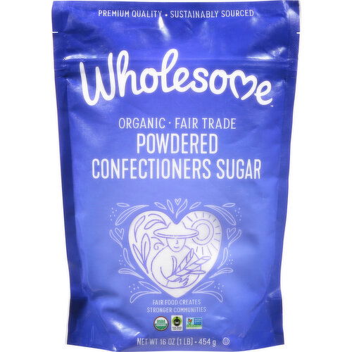 Wholesome Confectioners Sugar, Organic, Powdered