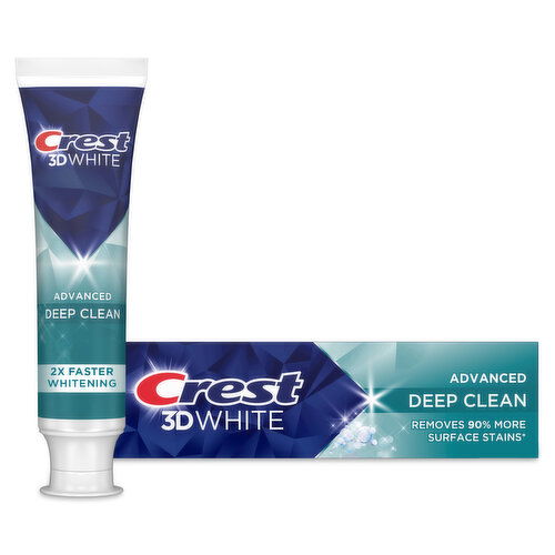 Crest 3D White Advanced Deep Clean Toothpaste