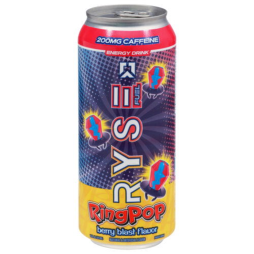 Ryse Fuel Energy Drink, Berry Blast Flavor - 16 Fluid Ounce