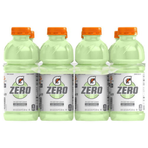 Gatorade Thirst Quencher, Lime Cucumber, Zero Sugar