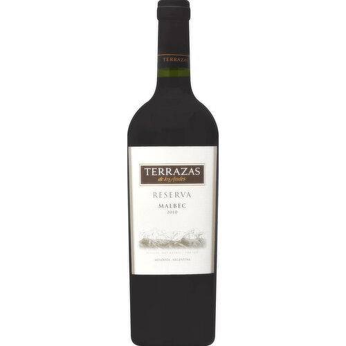 Terrazas de los Andes Malbec, Reserva, 2010