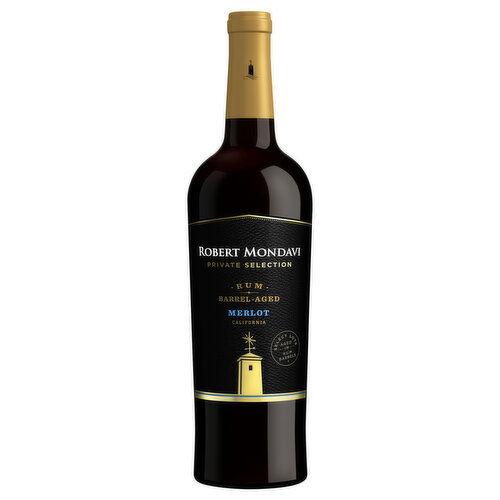 Robert Mondavi Merlot, Rum, Barrel-Aged, California