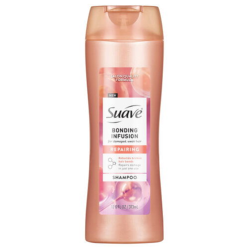 Suave Shampoo, Repairing, Bonding Infusion - 12.6 Fluid Ounce