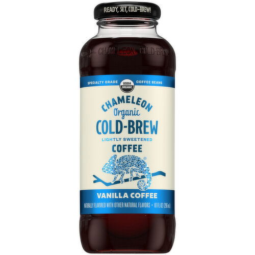 Chameleon Cold-Brew Organic Lightly Sweetened Vanilla Coffee